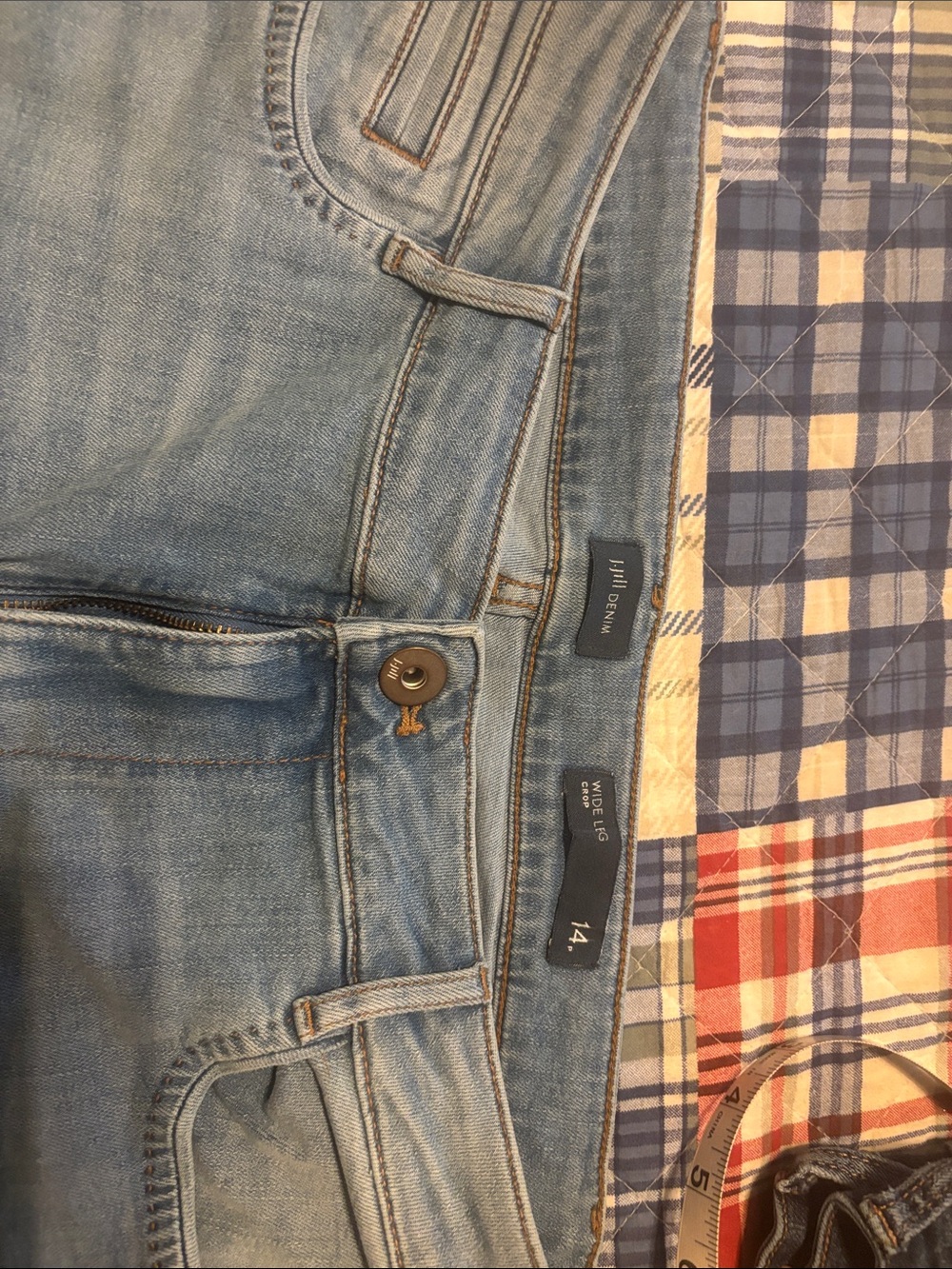 J. Jill Light Blue Wide Leg Jeans